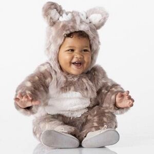 Pottery Barn PB kids woodland baby fawn deer Halloween costume 6-12 months